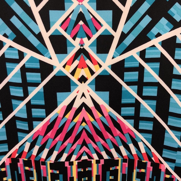 Bisou Bisou Michele Bohbot Body Con Graphic Pencil Skirt Size XL - Picture 6 of 9